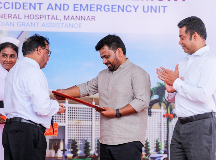 Construction of Accident and Emergency Unit at Mannar District General Hospital Begins under President’s Patronage